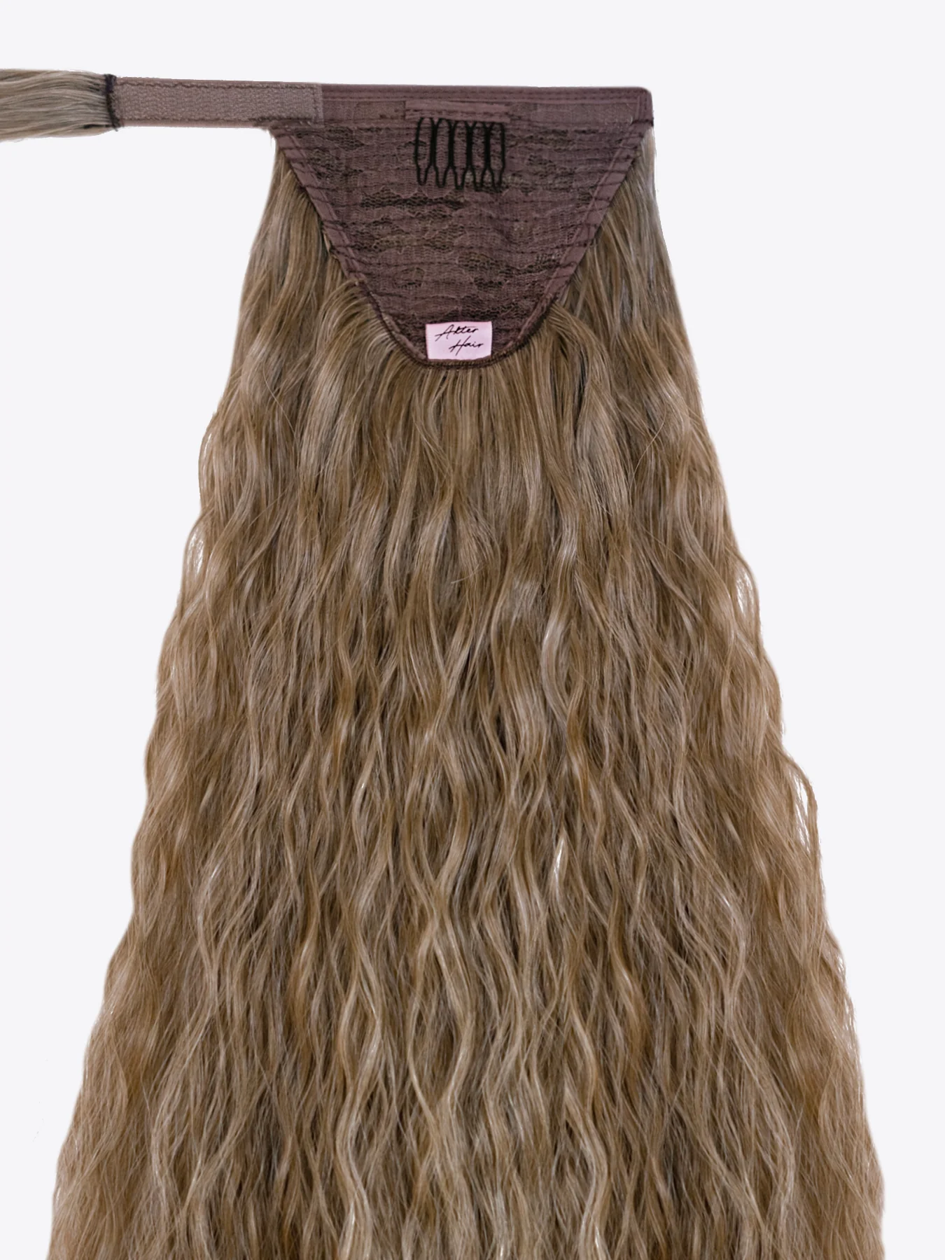 Pony No. 5 - 26" Extra Long with Spiral Waves Ponytail Clip-In Hair Extension - Image 5