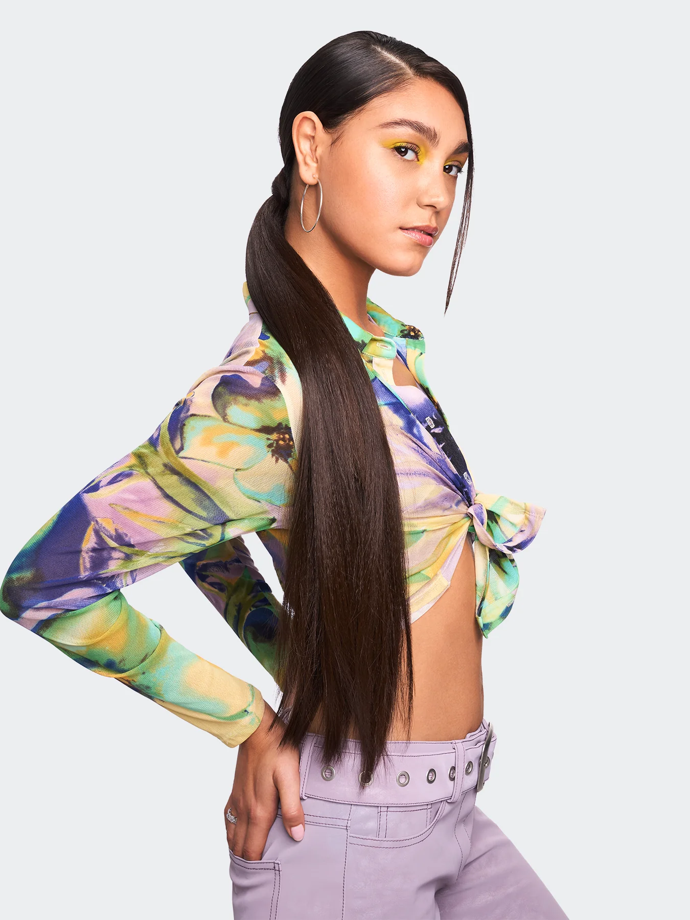 Pony No. 4 - 26" Extra Long and Sleek Perm Clip-In Hair Extension - Image 2